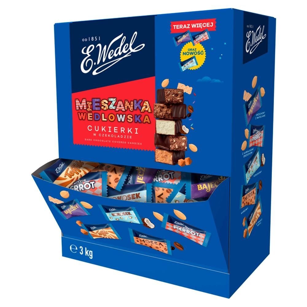 E. Wedel Mieszanka Wedlowska Cukierki w czekoladzie 3 kg
