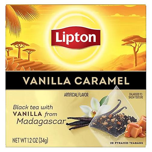 Lipton Vanilla Caramel Herbata Piramidka Torebki 2 Opakowania