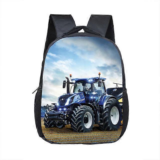 12-calowy ciągnik rolniczy Drukuj plecak szkolny dla dzieci Chłopcy Dziewczęta Plecak przedszkolny Plecak dla niemowląt Torba na książki dla dzieci...