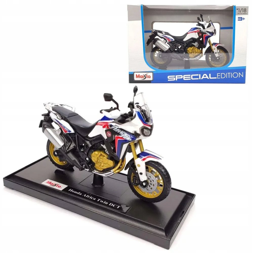 HONDA AFRICA TWIN DCT MODEL MOTOCYKLA W SKALI 1:18 MAISTO