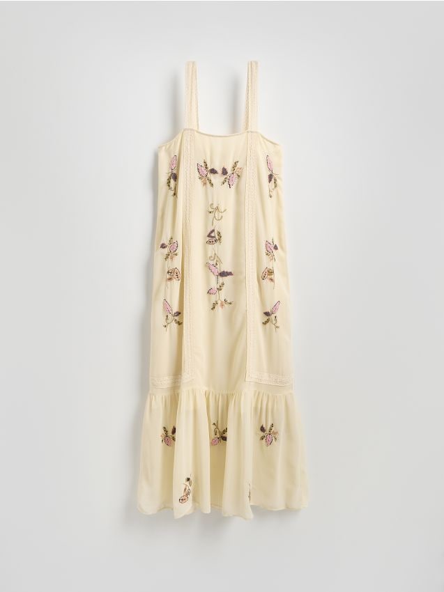 Reserved - LADIES` DRESS - wielobarwny