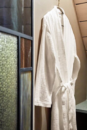 Blanc Des Vosges Szlafrok Cosy Biały