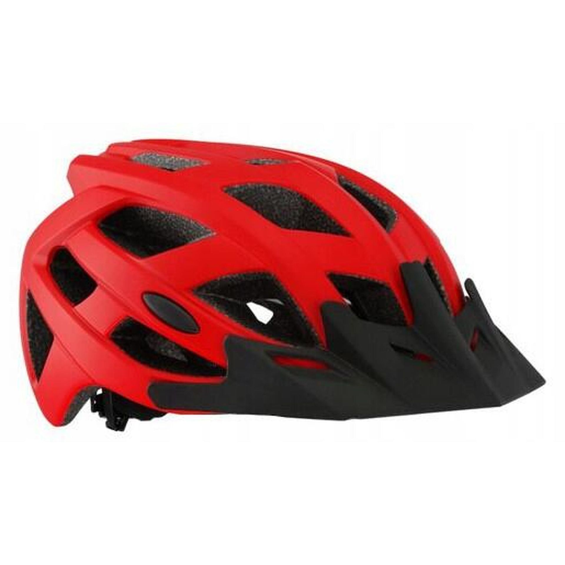 Kross Kask ATTIVO z dzaszkiem M 55-58cm czerwony mat T4CKS000040MRD
