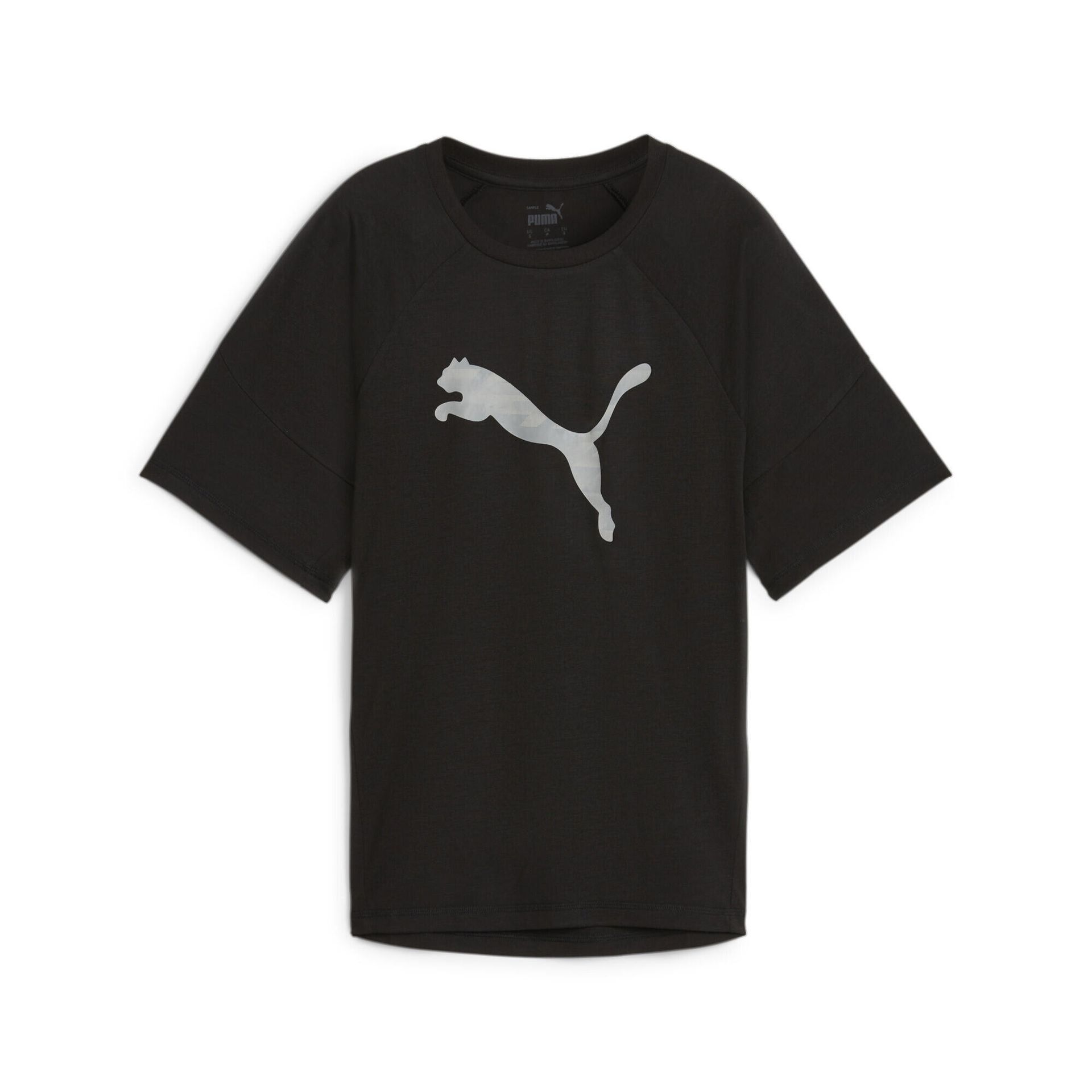 Damska koszulka z nadrukiem EVOSTRIPE PUMA Black