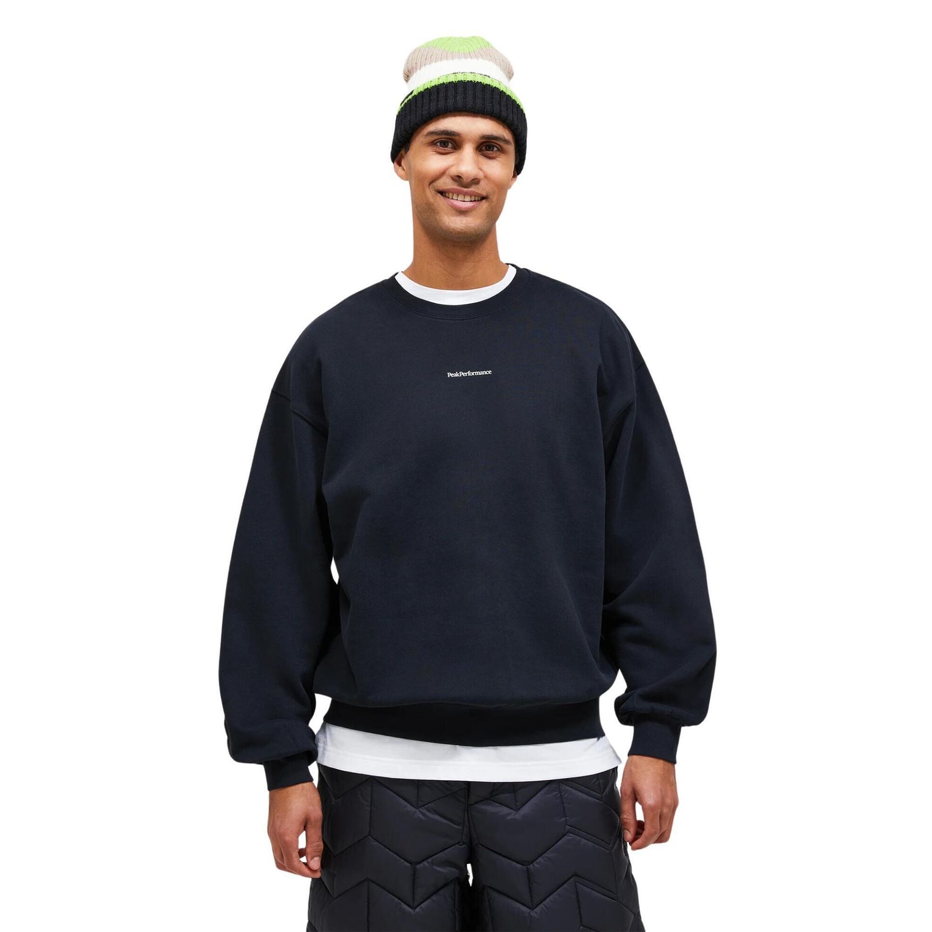 Bluza Peak Performance męska Original Terry Crew czarna - XXL