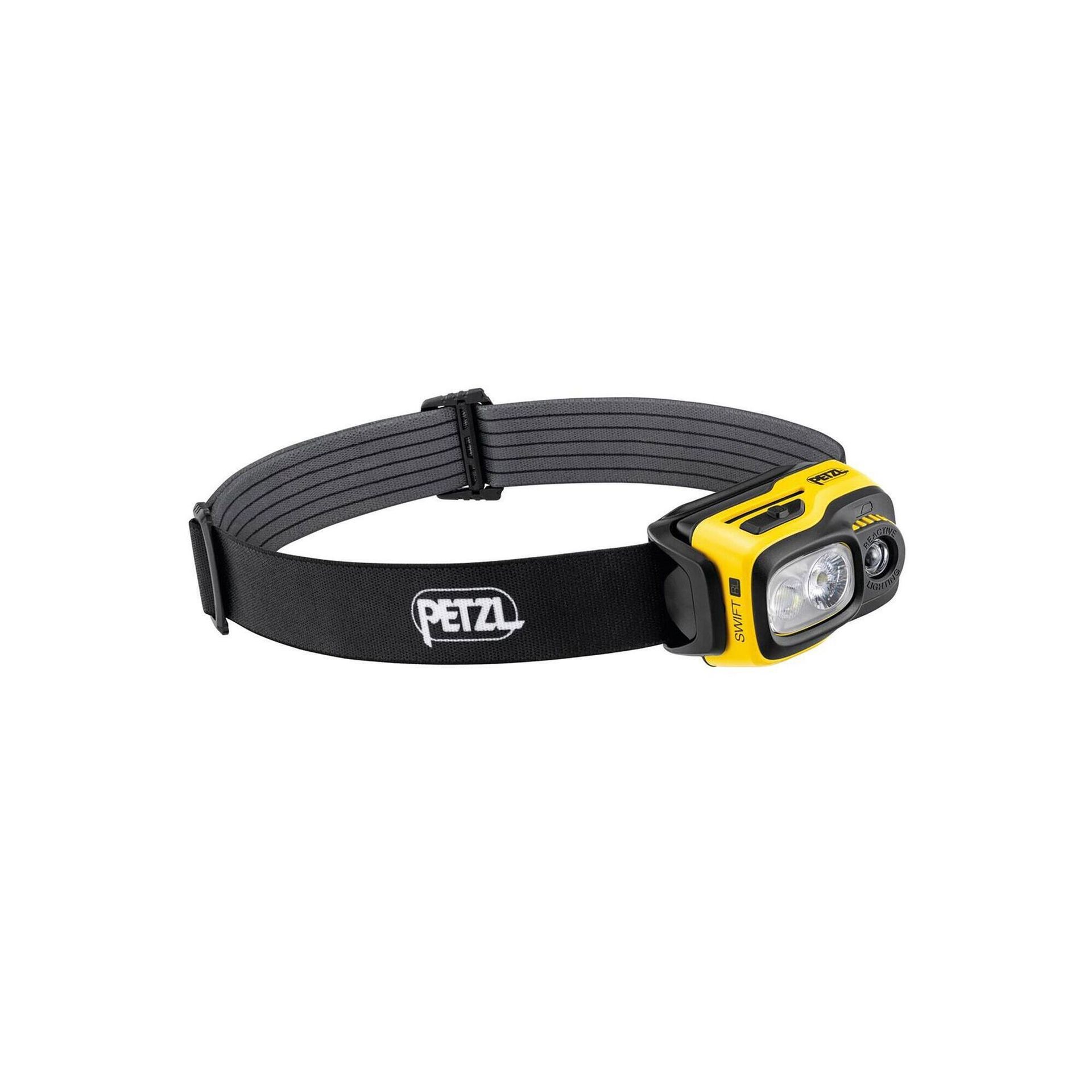 Petzl Swift RL - black/yellow (1100 lm)