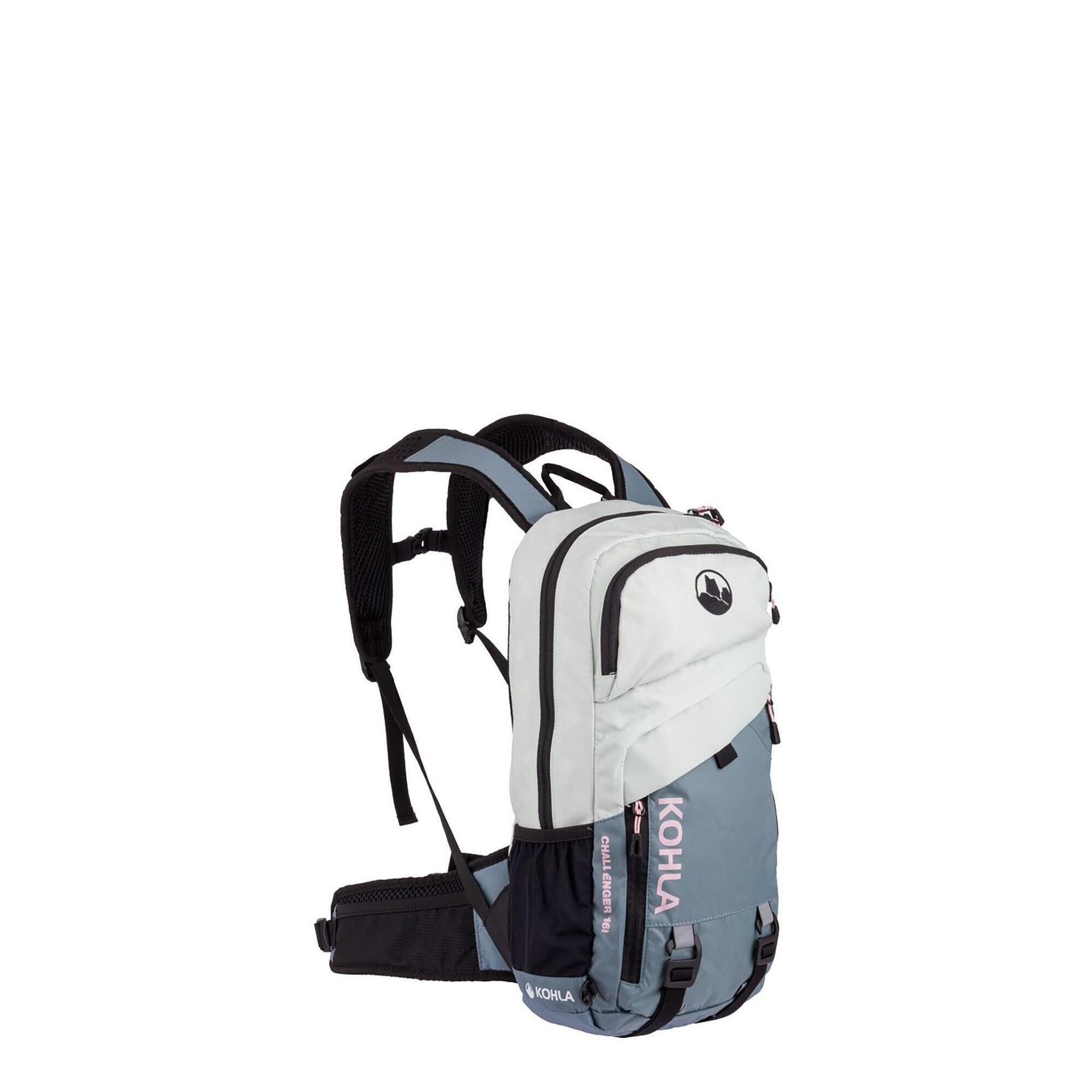 Plecak rowerowy Kohla Challenger 16 l szary (stormy sea/milky green)