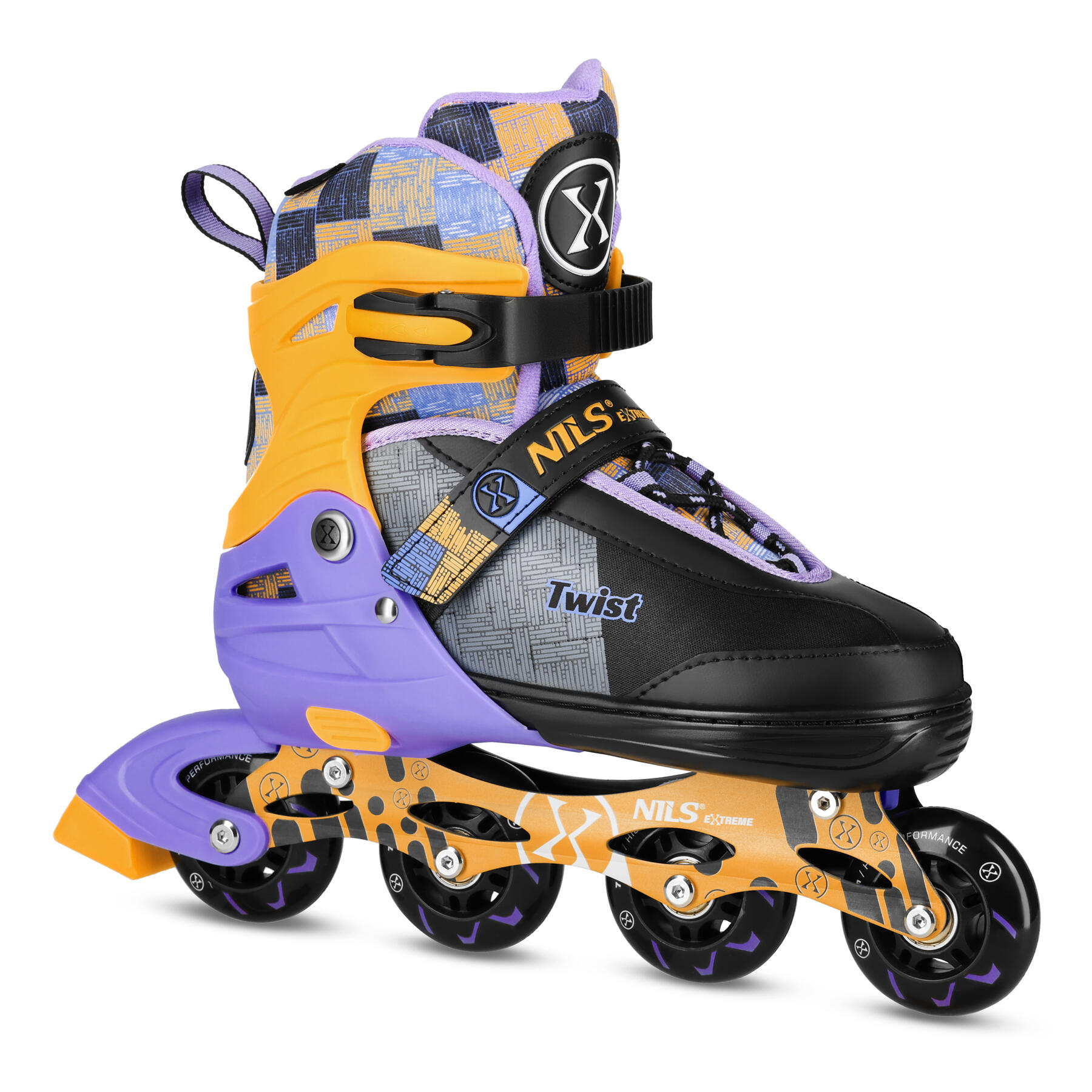 Łyżworolki NILS EXTREME Twist NA13810 ( 31-34) Żółty