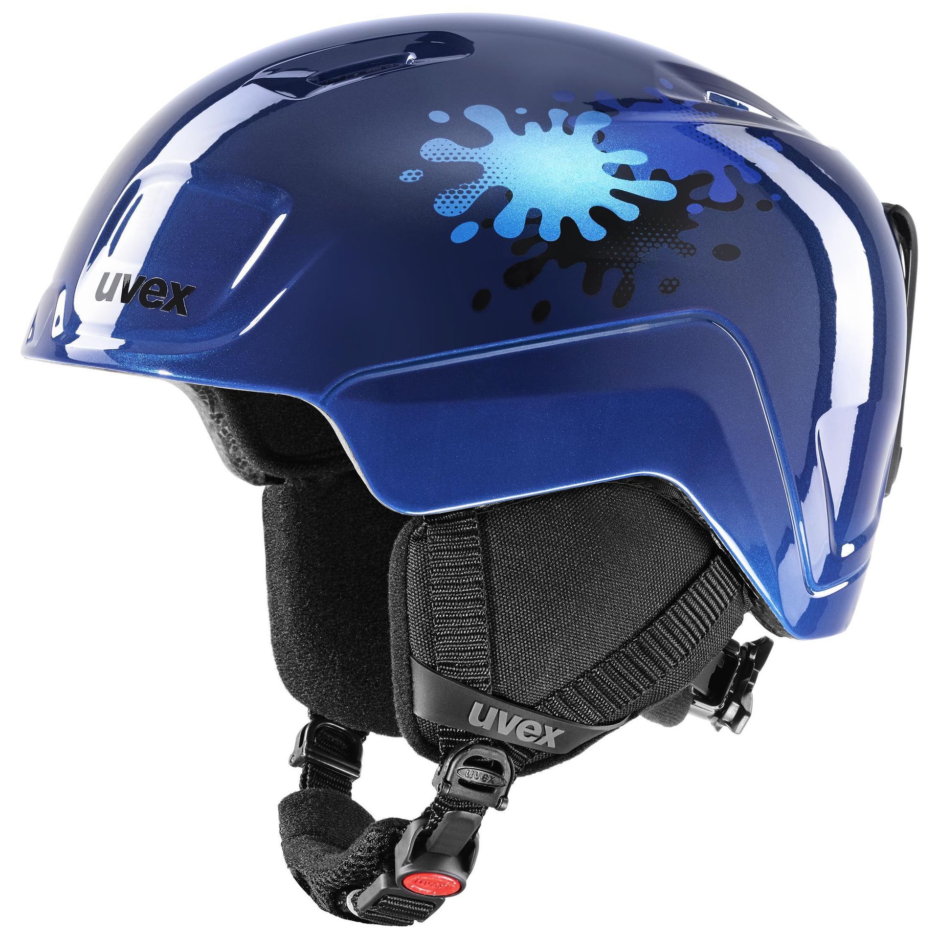 Uvex Heyya, kask narciarski, juniorski, ciemnoniebieski