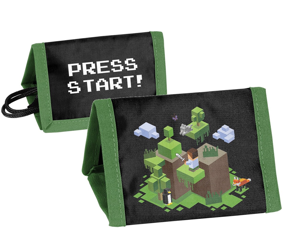 Portfel portfelik Minecraft Piksele Press Start Dla gracza