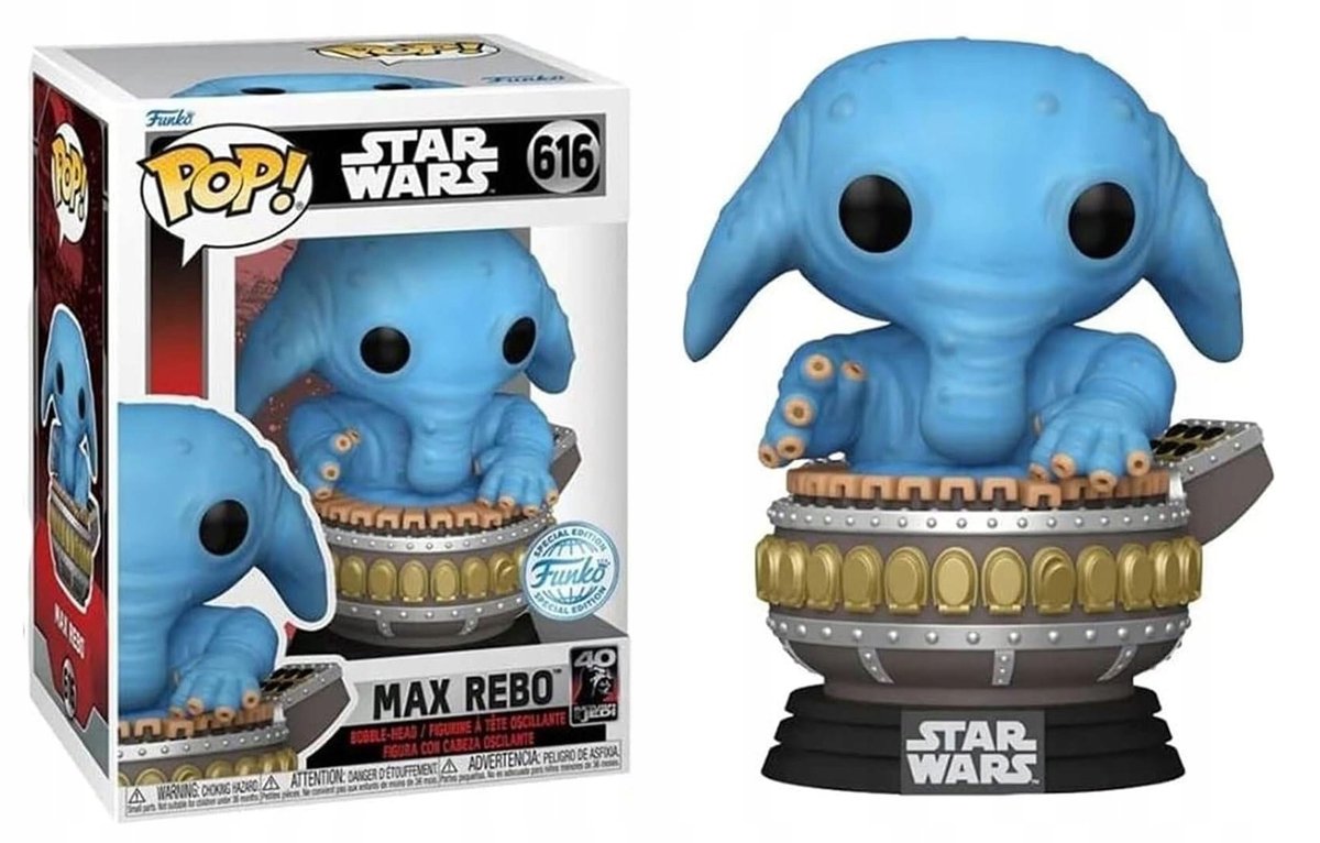 Funko POP! star wars: obi-wan max rebo exclusive edition 9 cm