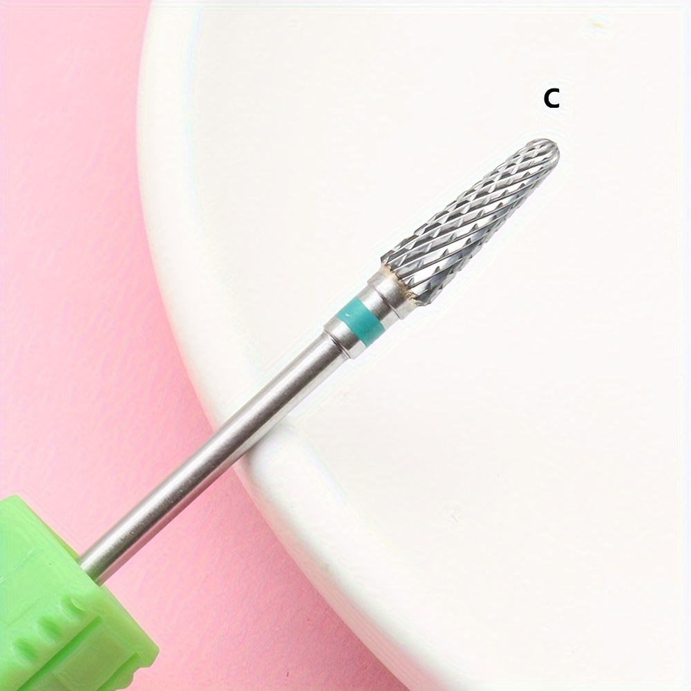 TEMU Easy Nail 1 szt. Profesjonalne Duże Kulkowe Wiertło do Paznokci z Węglika 3/32'' Wolframowe Wielofunkcyjne Bit Nadaje się do Manicure Pedicure