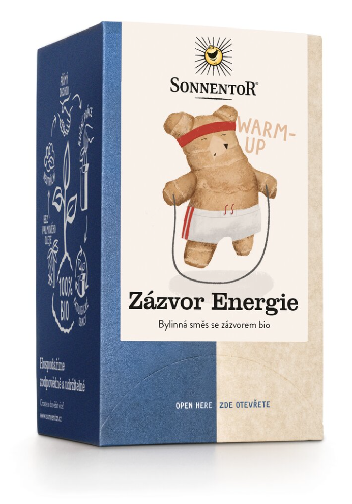 Sonnentor - Ginger Energy, herbata w torebkach, organiczna, 18 szt.