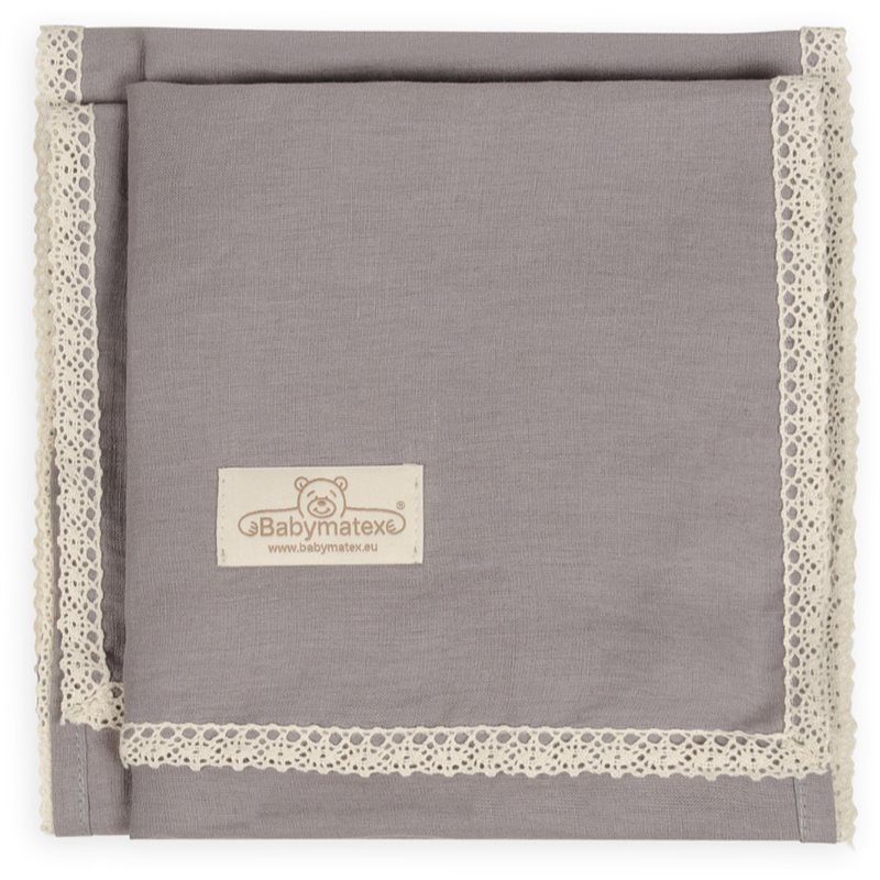 Babymatex Linen koc dla dzieci Grey