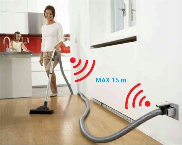 FLISY 2 Bezprzewodowe sterowanie wężem Odkurzacz