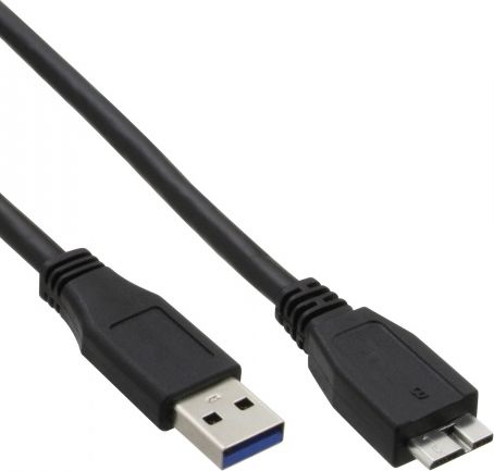 Kabel USB InLine USB-A - micro-B 3 m Czarny 35430