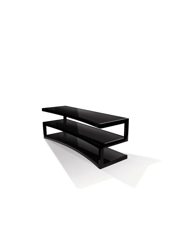 Norstone Esse AV Curve – zakrzywiony stolik RTV/Hi‑Fi 110 cm