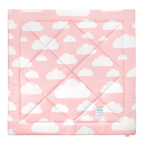 Mata niemowlęca różowo szara w chmurki Clouds