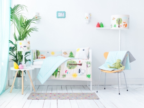 lampa podłogowa dla dzieci przyjaciele z lasu