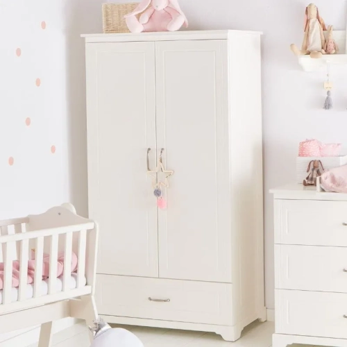 Szafa 2 drzwiowa biała melody