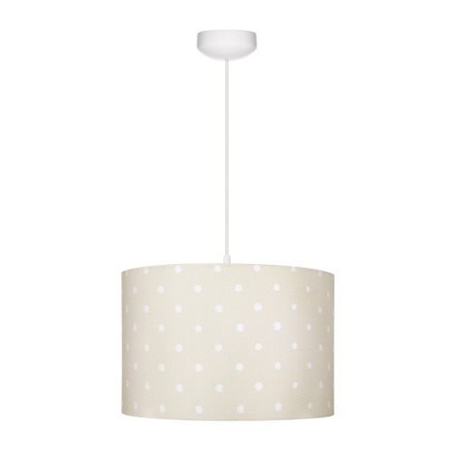 Lampa sufitowa Kropki Beżowa
