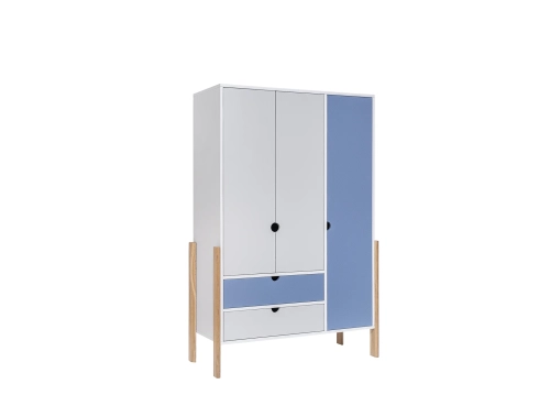 Szafa wysoka z opcjonalną nadstawką 3d2s Nooi