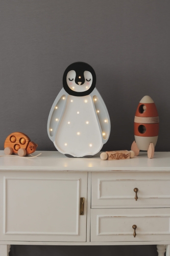 Lampka nocna dla dzieci pingwinek