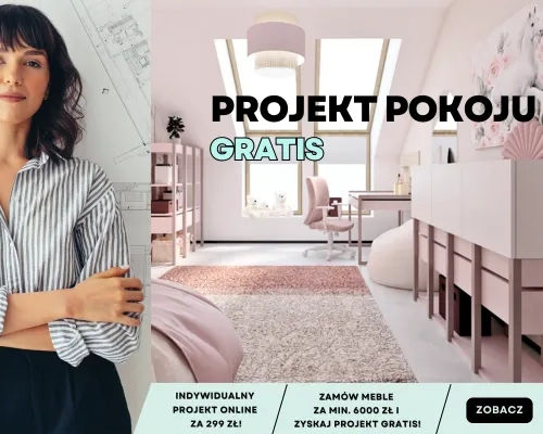 Projekt pokoju dla dzieci i nastolatków