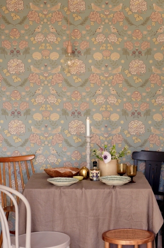 Tapeta dla dzieci w Kwiaty Zieleń