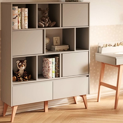 Regał szary Pinio Swing duży