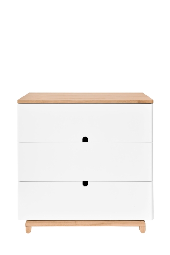 Komoda biała Nomi (3szuflady)