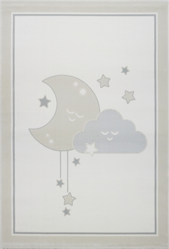 Dywan dziecięcy MOON&CLOUD szary 120x170