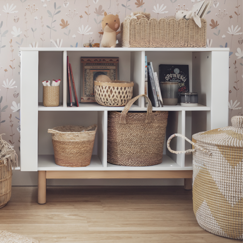 Regał Miloo niski biały