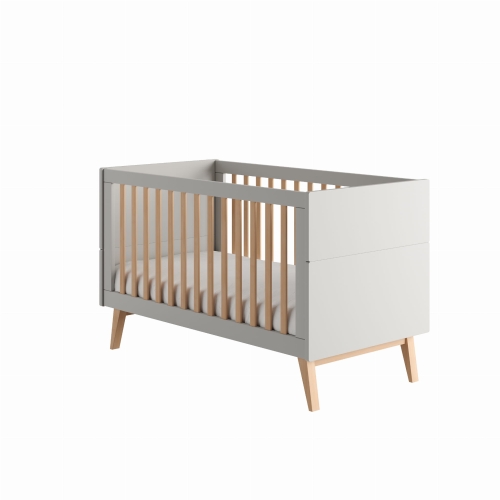 Łóżeczko tapczanik szare 140x70 PINIO SWING