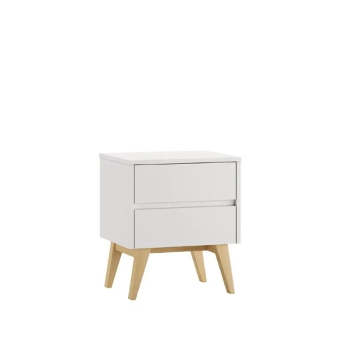 Szafka nocna biała pinio swing