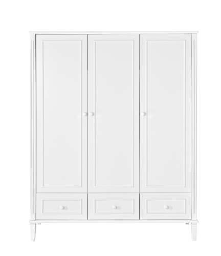 Szafa 3 drzwiowa biała bianka