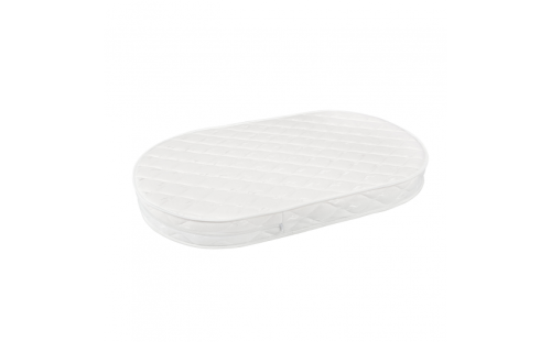 Materac z wkładką kokosową do OWALNEGO łóżeczka - duży
