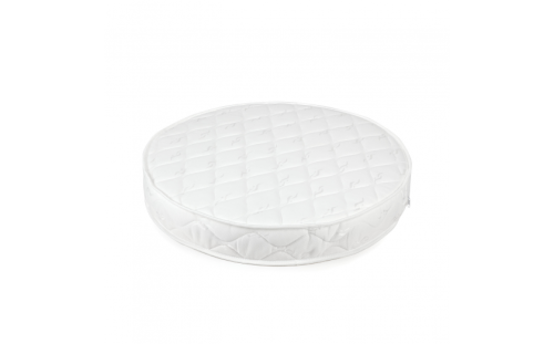 Materac z wkładką kokosową do OWALNEGO łóżeczka - mały