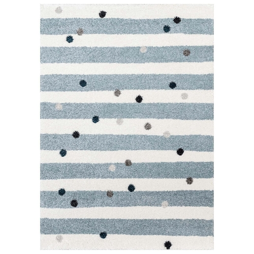Dywan Stripes and Dots blue 160x230cm