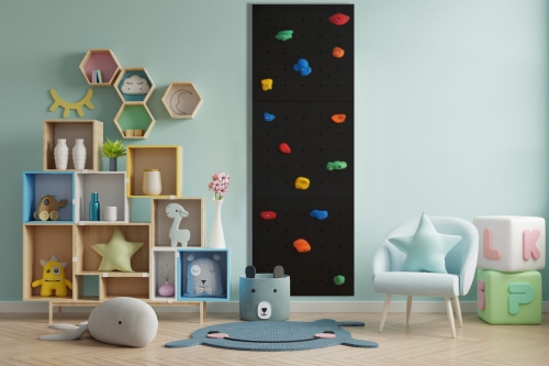 Ścianka wspinaczkowa dla dzieci Czarna