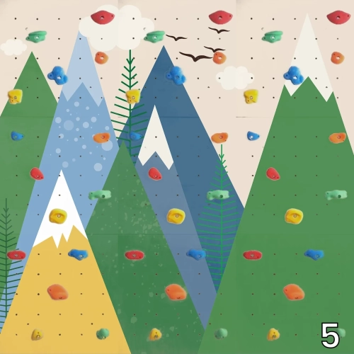 Ścianka wspinaczkowa „Góry” 9 wzorów