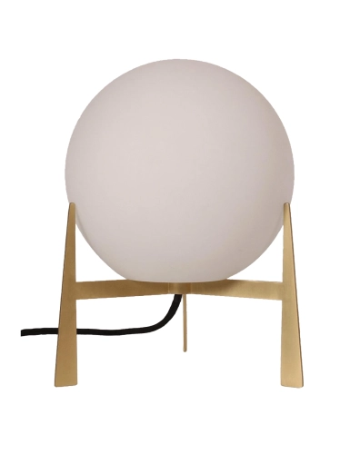 Lampa stołowa Szklana Kula biała 20 cm