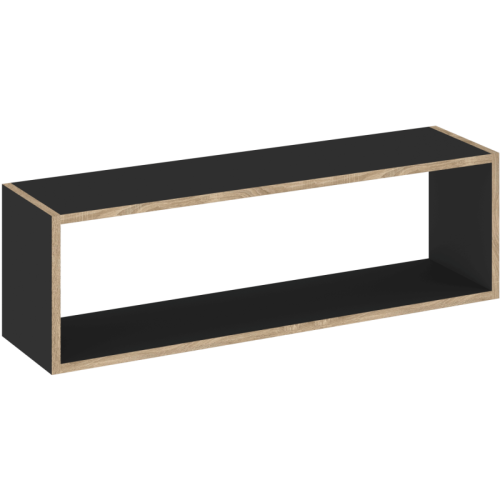 Półka prostokątna czarna Tutu Black