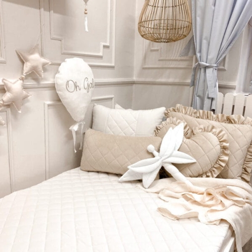 PIKOWANA NARZUTA 70x140cm KOŚĆ SŁONIOWA