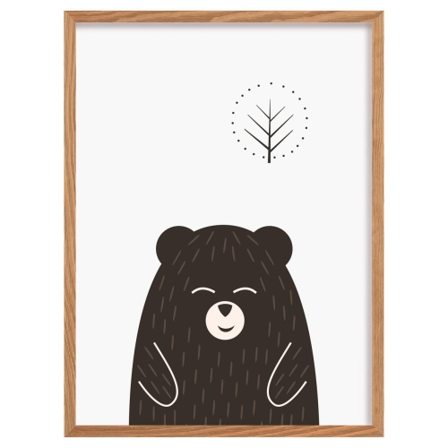 Obrazek Scandi Forest bear I 30x40cm