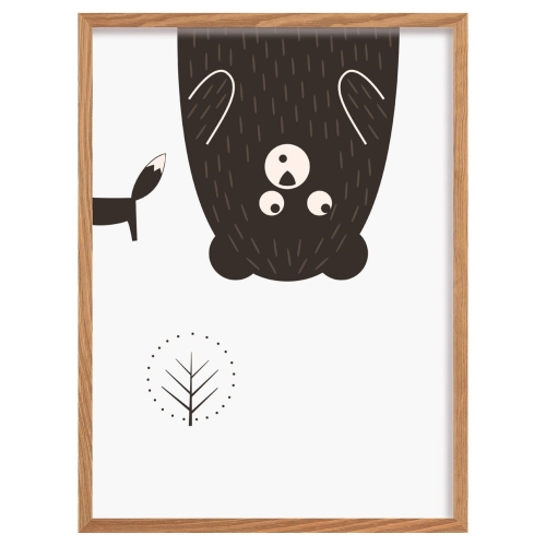 Obrazek Scandi Forest bear II 30x40cm