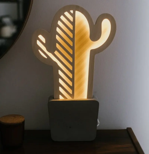 Lampka nocna dla dzieci kaktus