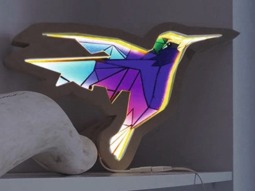 Lampka nocna dla dzieci kolorowy koliber