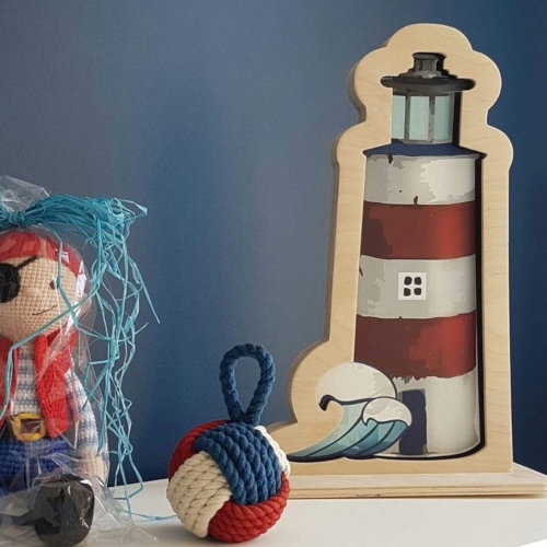 Lampka nocna dla dzieci latarnia morska