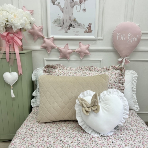 Poduszka pikowana velvet prostokątna różne kolory